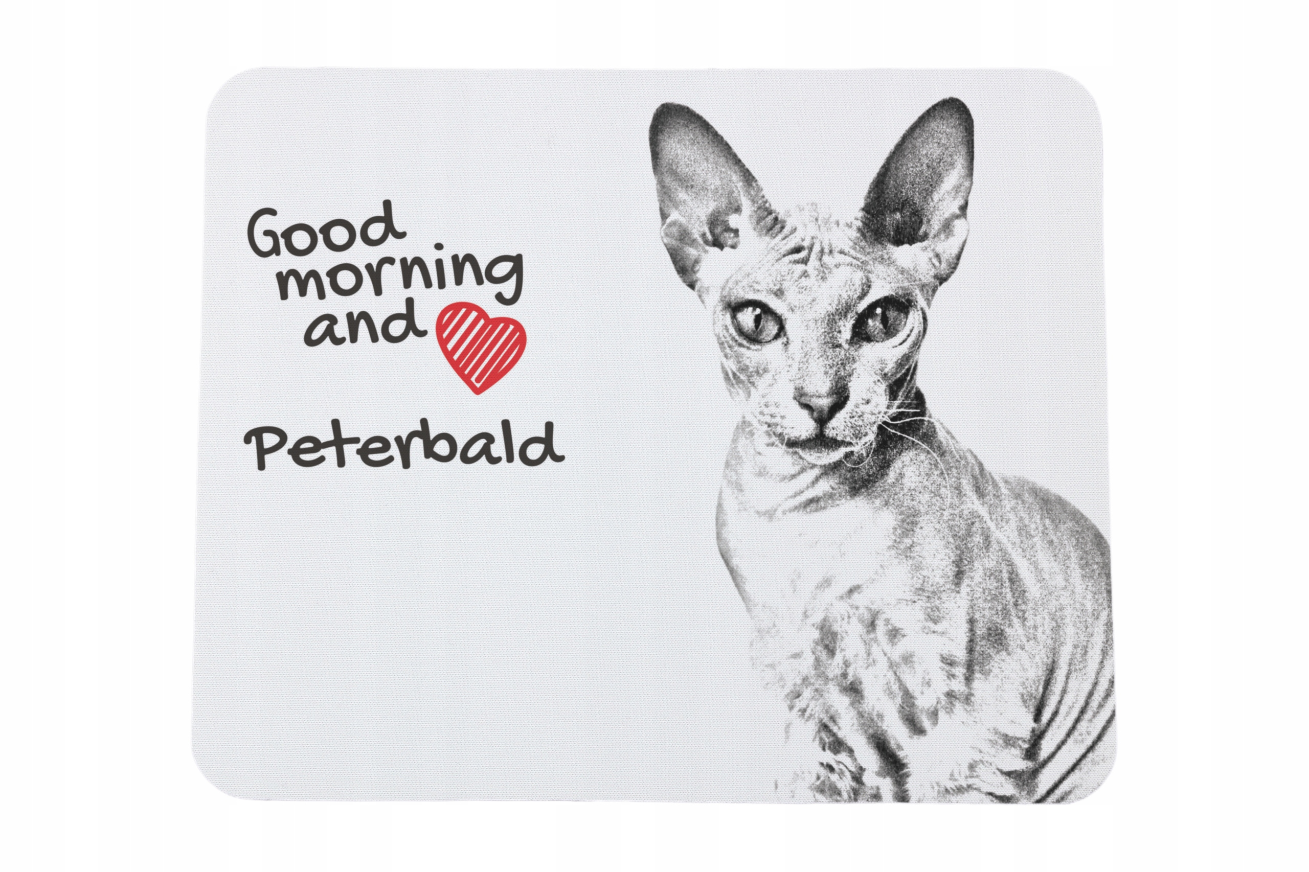Peterbald podkładka pod myszkę z nadrukiem, personalizowana podkładka z k
