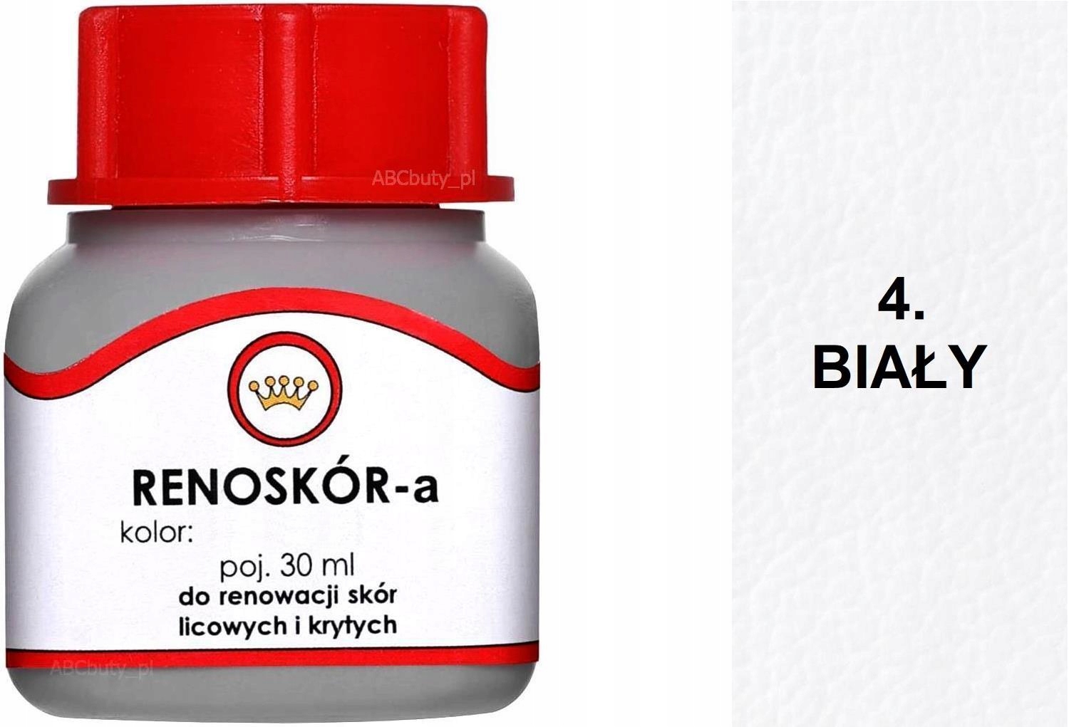 BIAŁA FARBA RENOWATOR DO SKÓRY ADIDASÓW SNEAKERSÓW RENOSKÓR WILBRA + LAKIER Marka inna