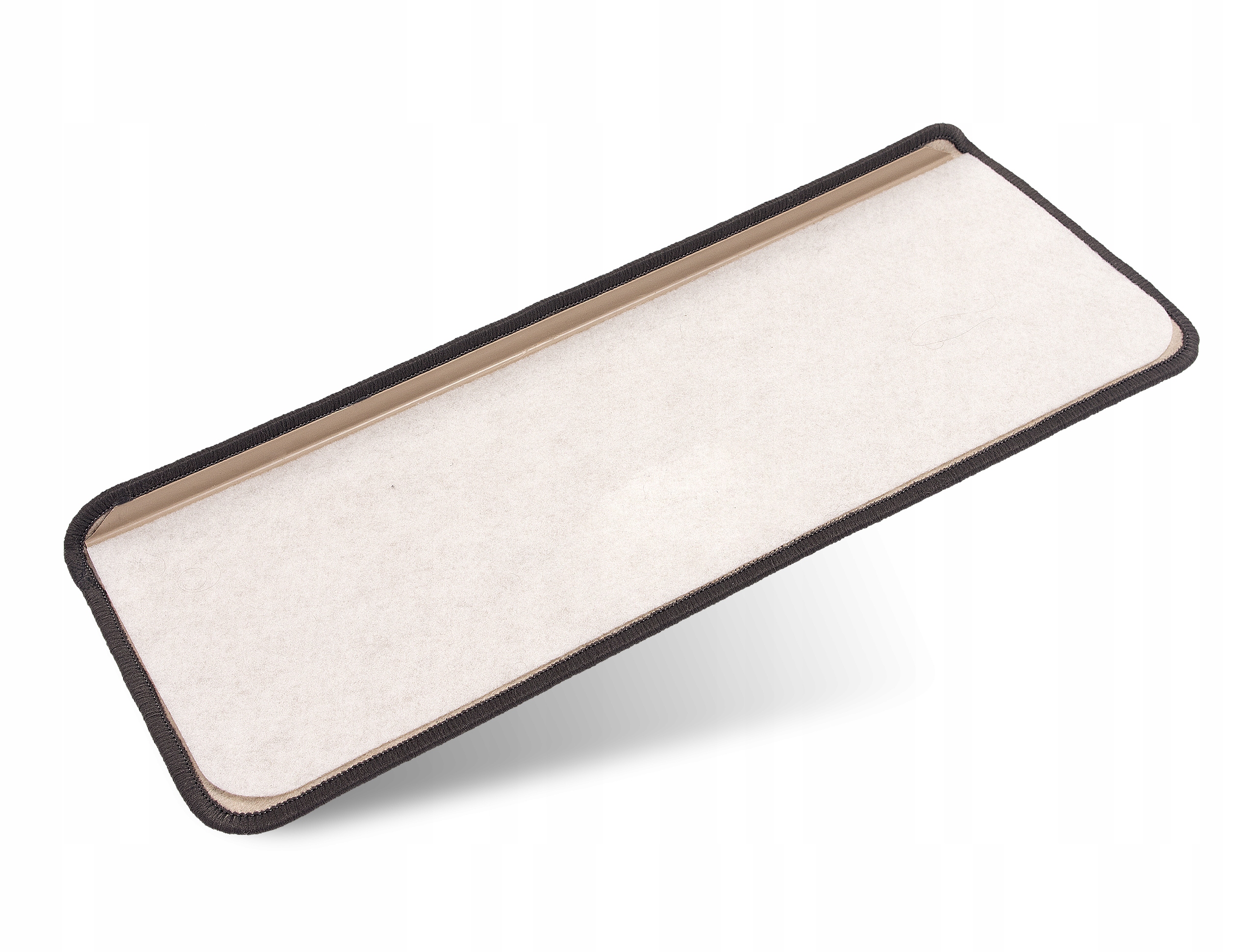 DYWANIKI NAKŁADKI SCHODY EXCLUSIVE SZARE PROSTOKĄT Grubość 7 mm