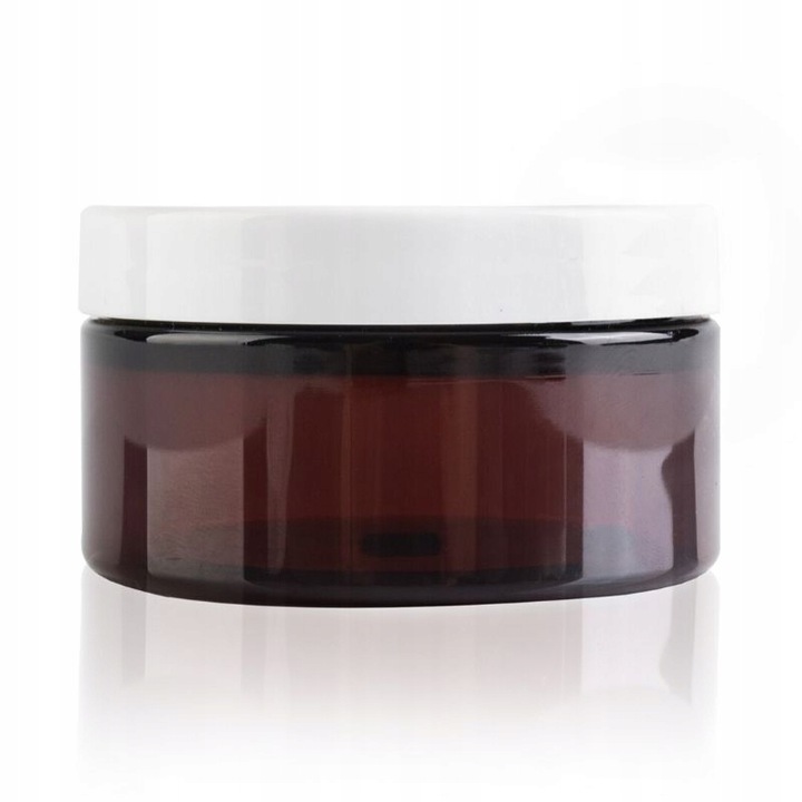 

Słoik Pet brązowy 150ml z nakrętką białą Pp
