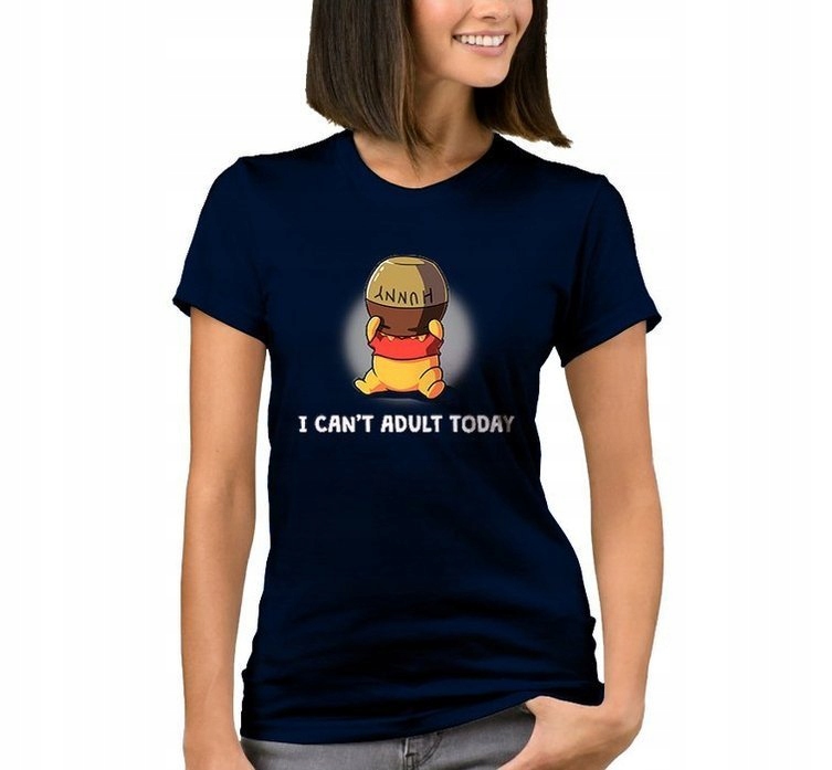 

T-shirt Śmieszna Koszulka Damska Kubuś XL