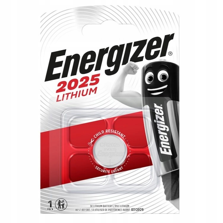 Bateria CR2025 Energizer Lithium 1 szt