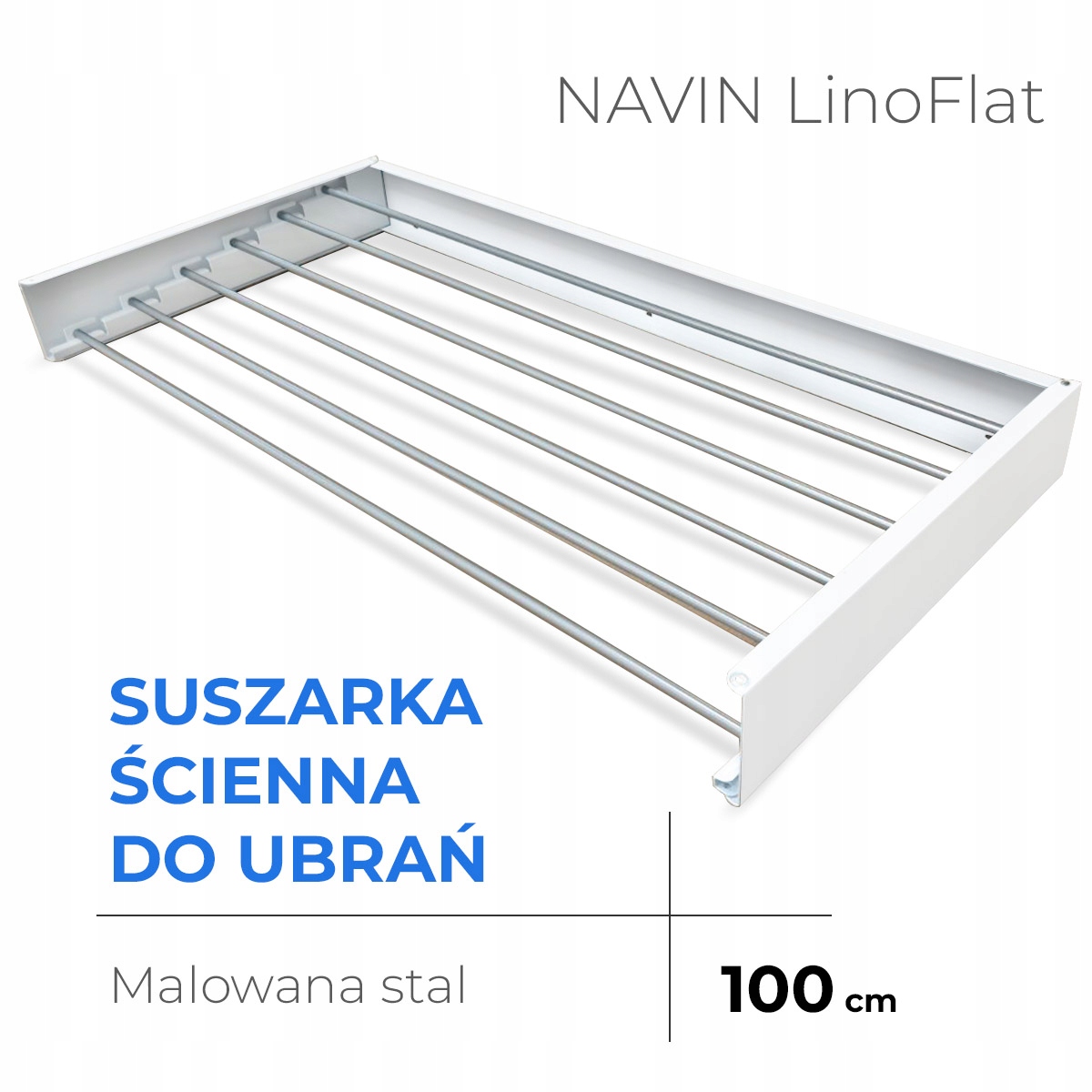 Sušák na oblečení Navin LinoFlat 100 bílá