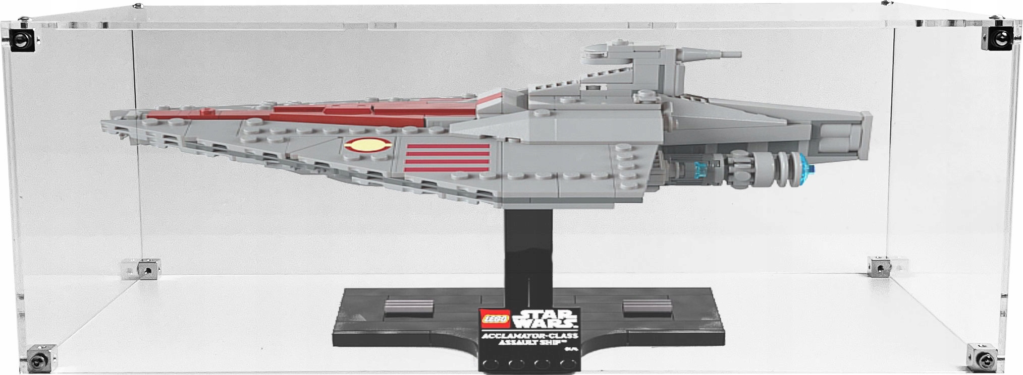 Vitrína Drewlandia pro stavebnici Lego 75404 Star Wars Křižník typu Aclamator