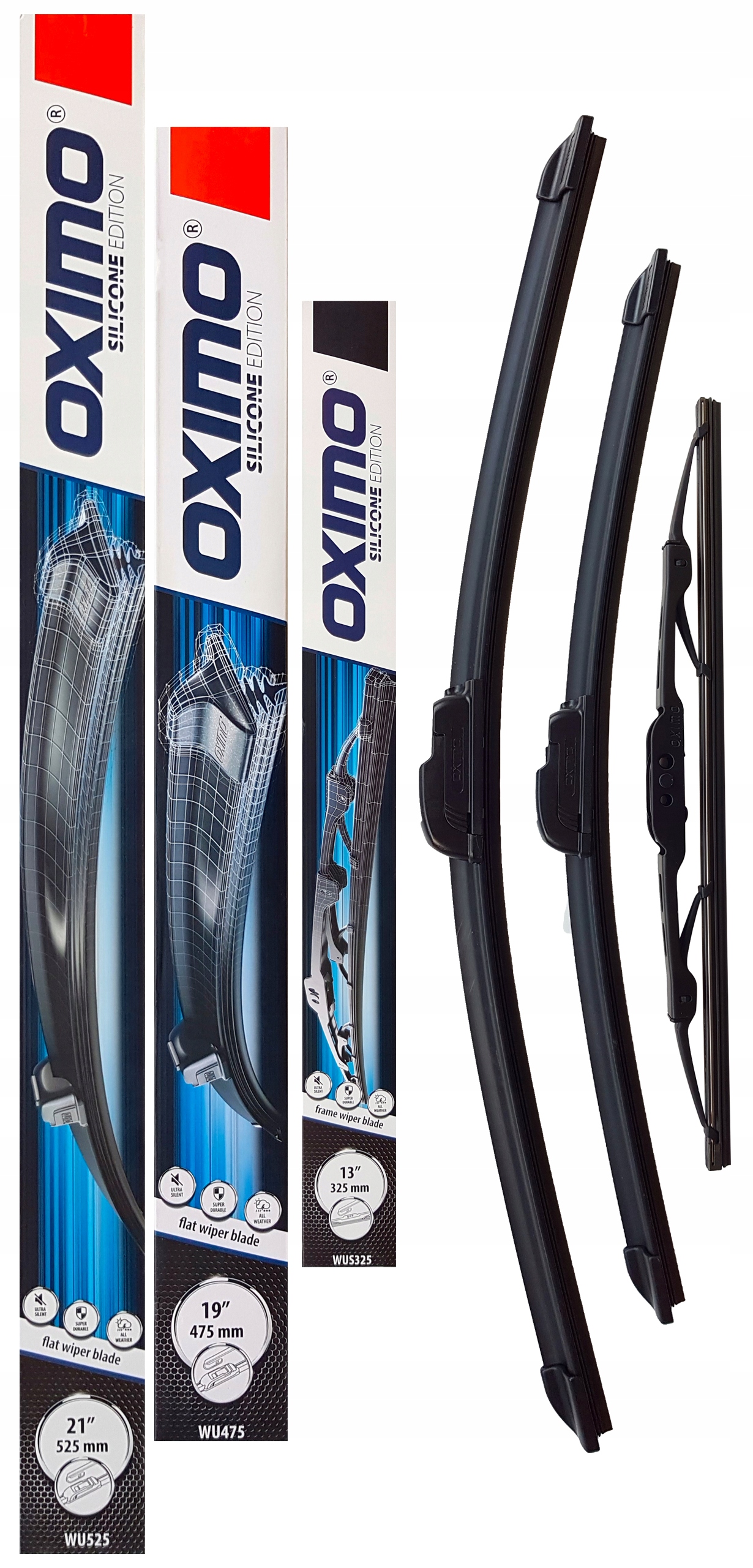 

Wycieraczki Przód Tył Oximo Do Vw Golf III 3 IV 4