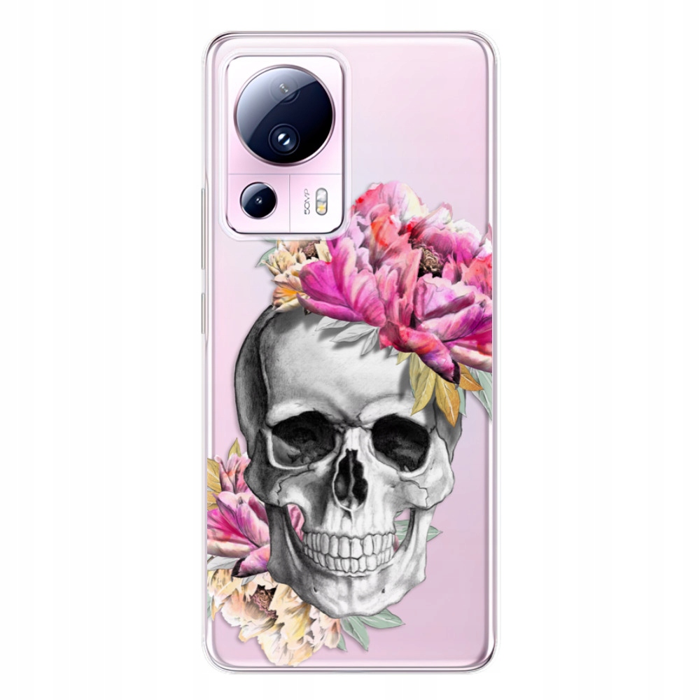 Silikonowe etui iSaprio Pretty Skull do Xiaomi 13 Lite
