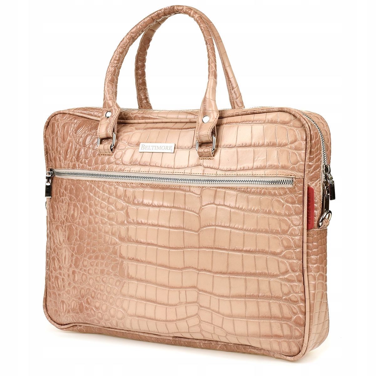 

Torba skórzana croco 15" aktówka A4 Beltimore