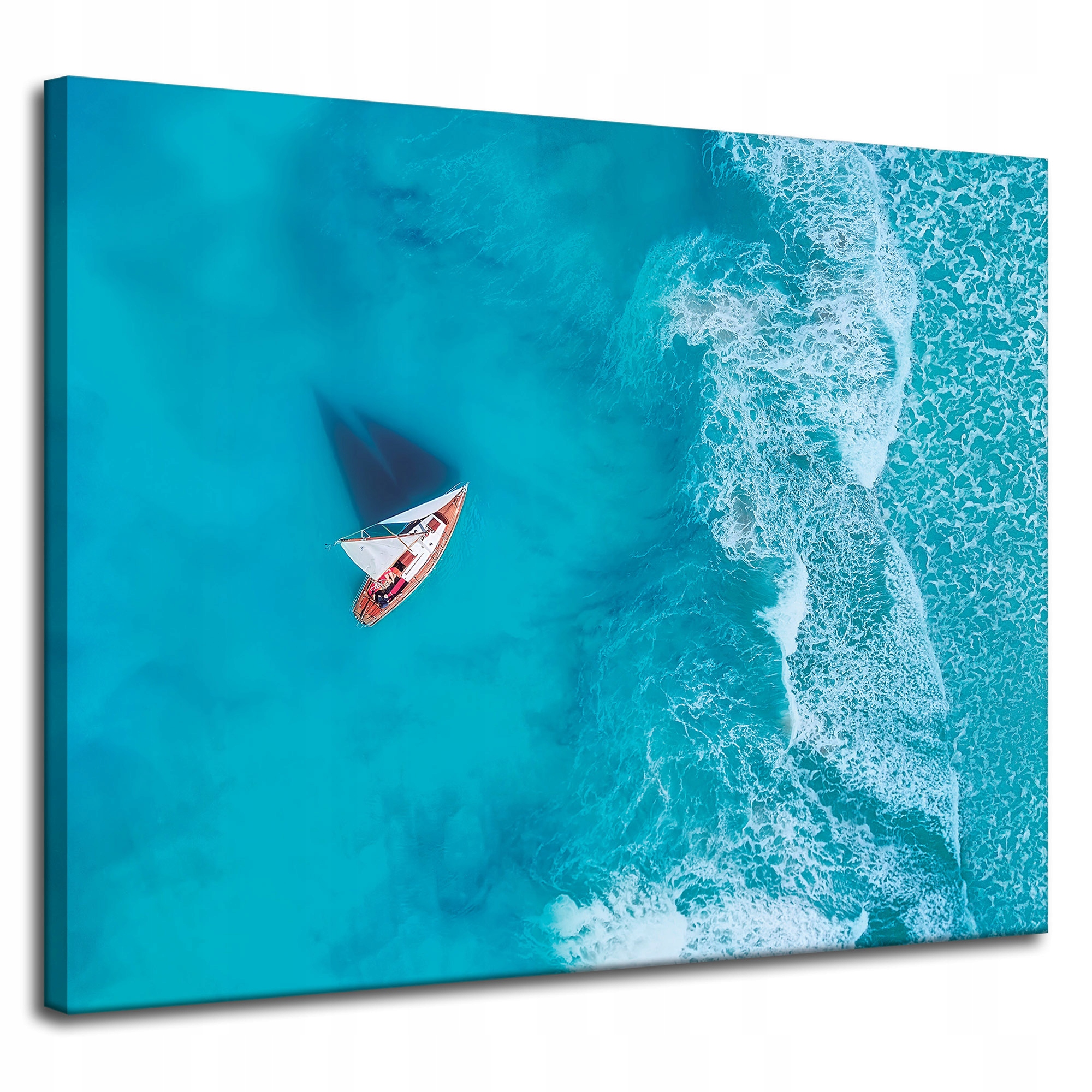 Obraz na plátně Plachetnice Voda Oceán Vlny 100x80 cm Ideální jako dárek