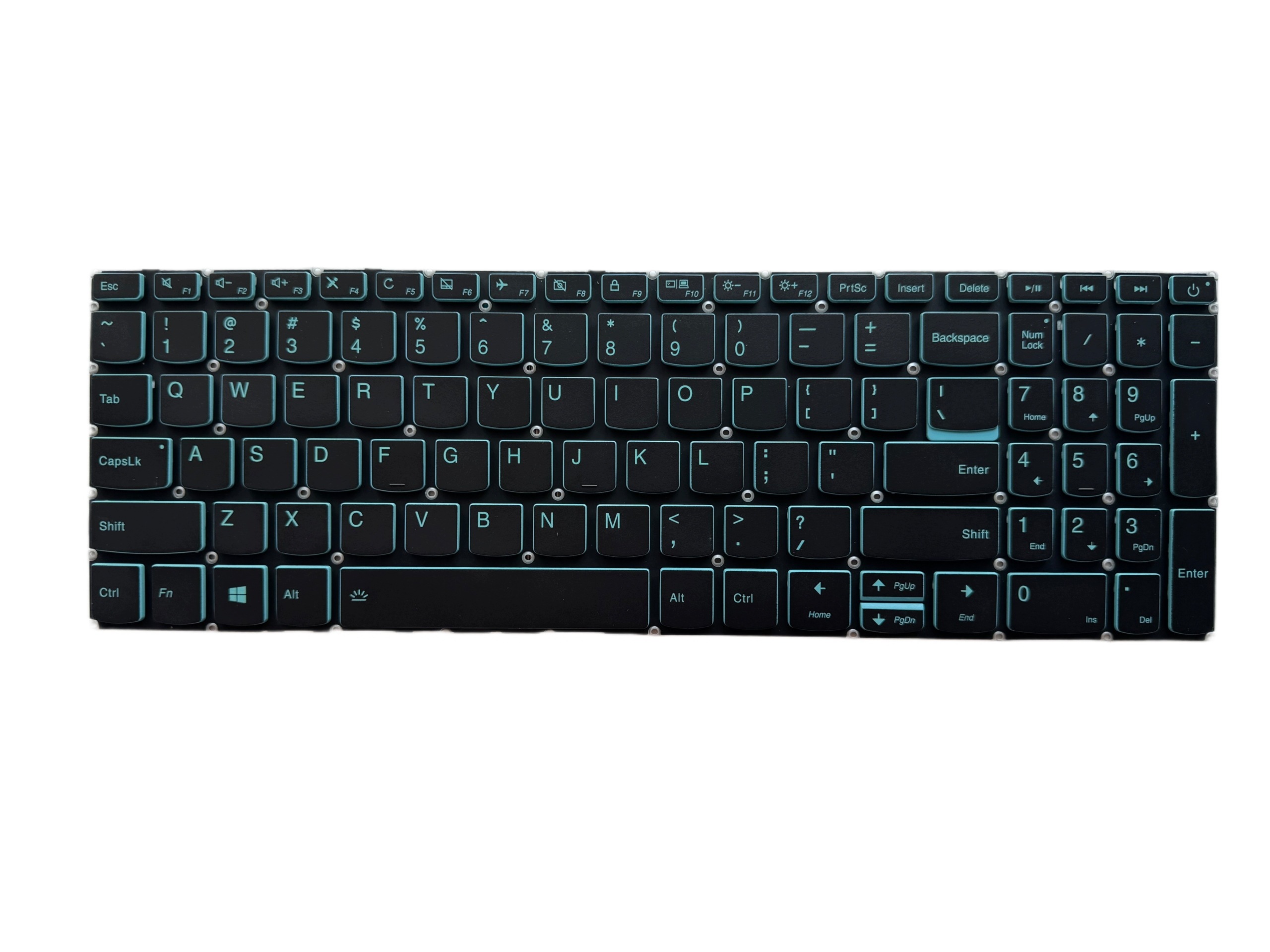 Klawiatura Led Lenovo IdeaPad L340-15 L340-17 Gaming czarna Us Pl