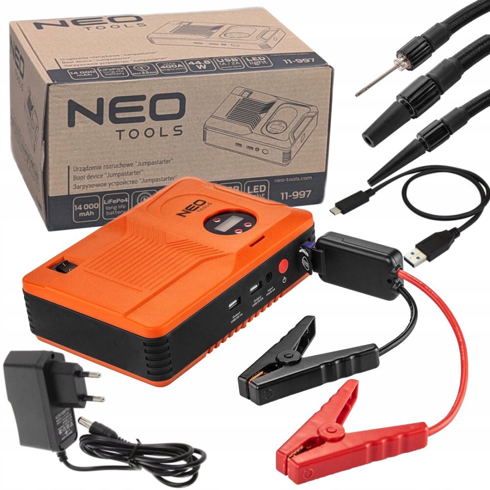 11-997/TPX Neo Tools Štartovacie Zariadenie Jumpstarter Power