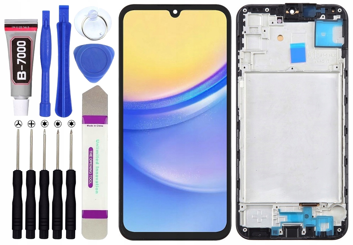 Oled displej pro Samsung Galaxy A15 4G A155 Plný (Full) 6,50" LCD Rámeček