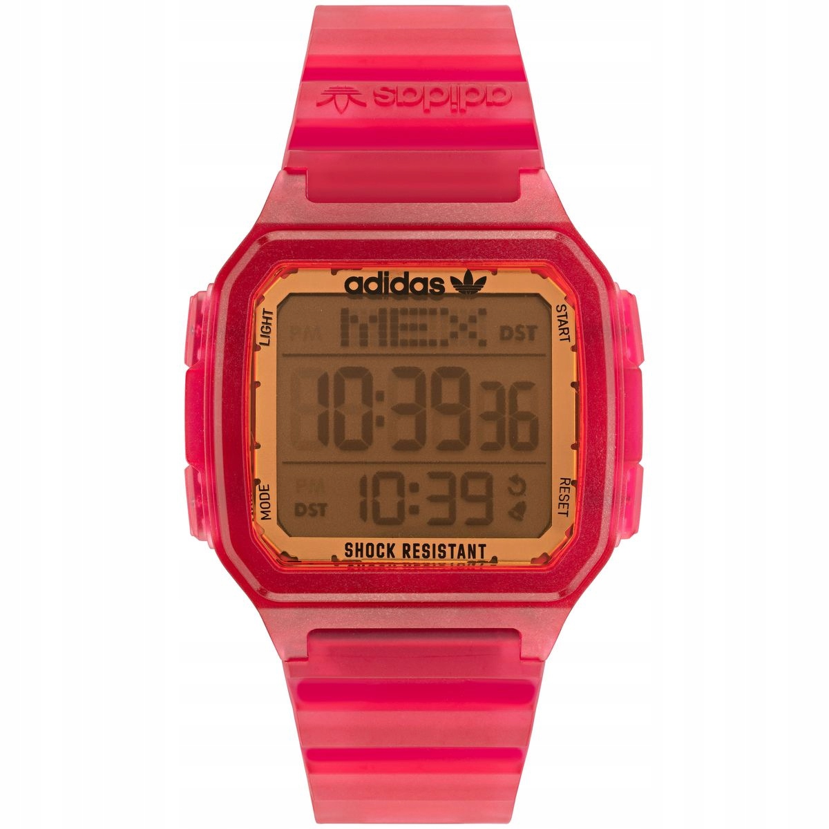 Růžové hodinky adidas Originals Street Digital One