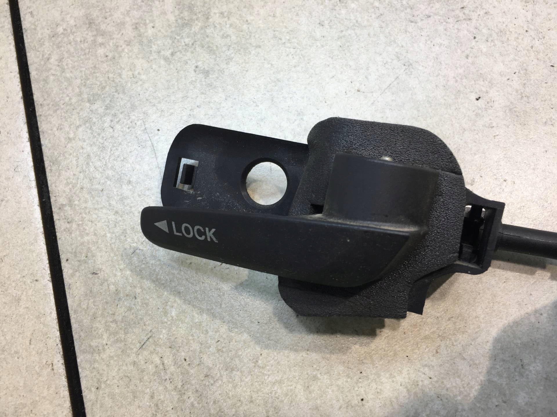 lock door right front FIAT DOBLO II B792 6 PIN