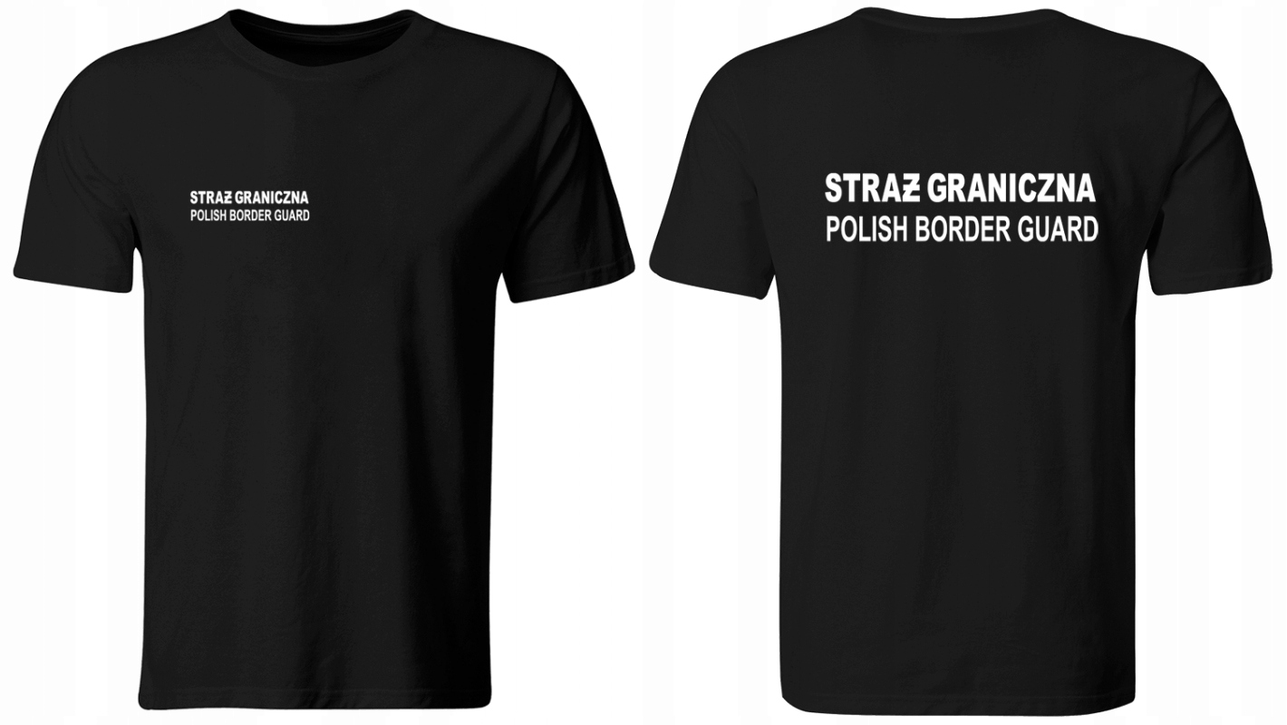 KOSZULKA STRAŻ GRANICZNA POLISH BORDER GUARD, ROZ. XXL