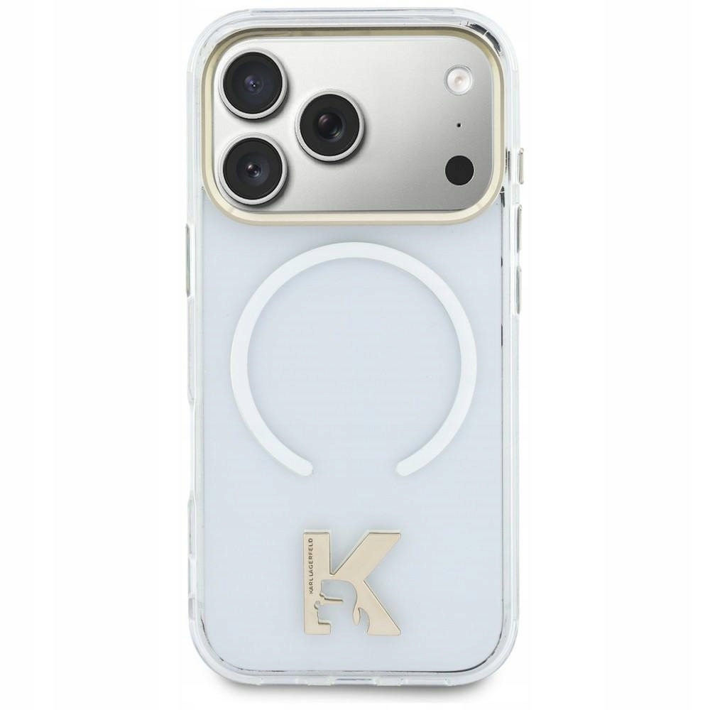 Pouzdro Karl Lagerfeld IML K Head Logo MagSafe pro iPhone Air je průhledný