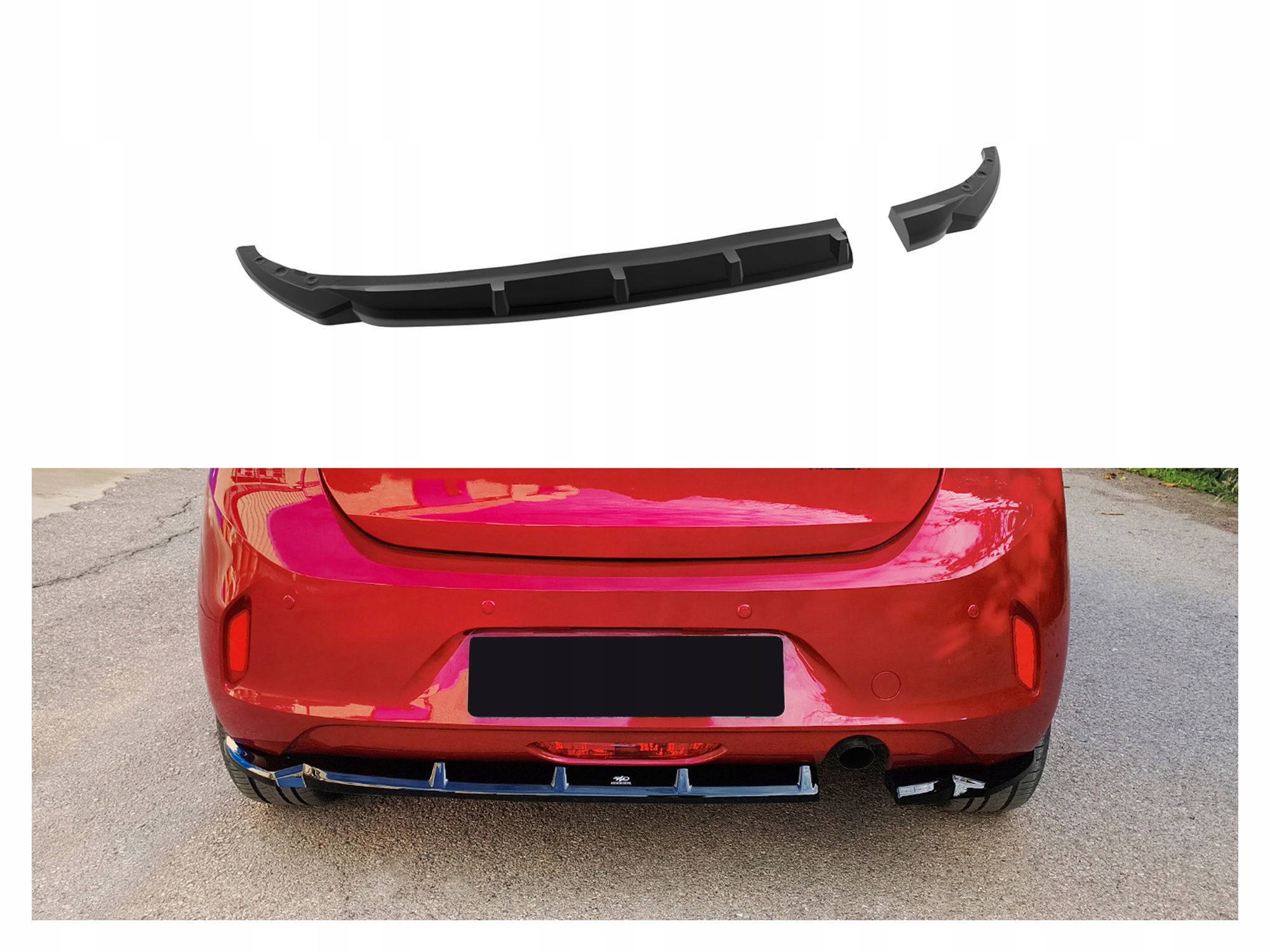 Kryt zadního nárazníku difuzér pro Opel Corsa F 2019- Hatchback