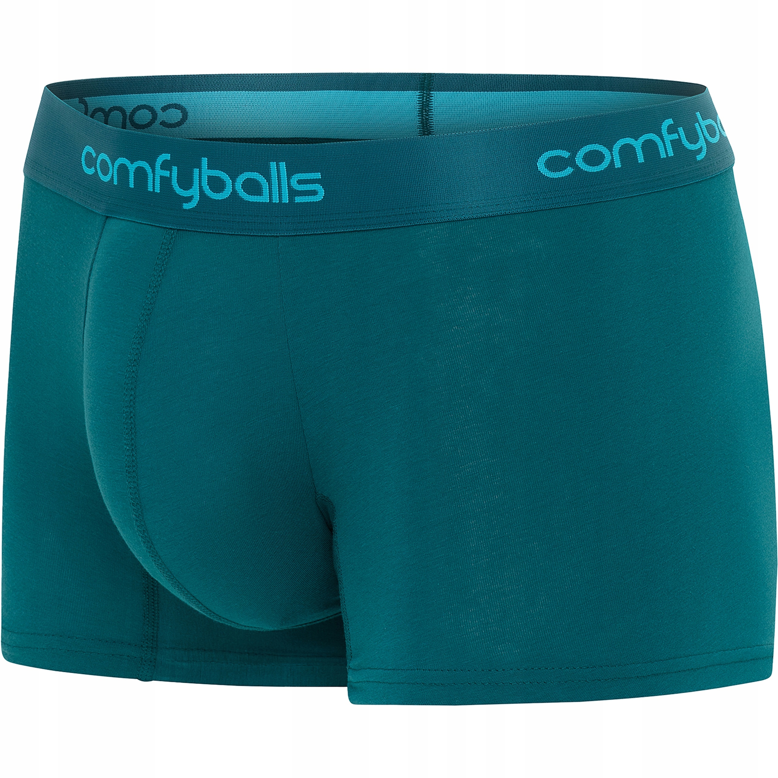 Bokserki Męskie Bawełniane Sportowe do Biegania Comfyballs Regular Green M