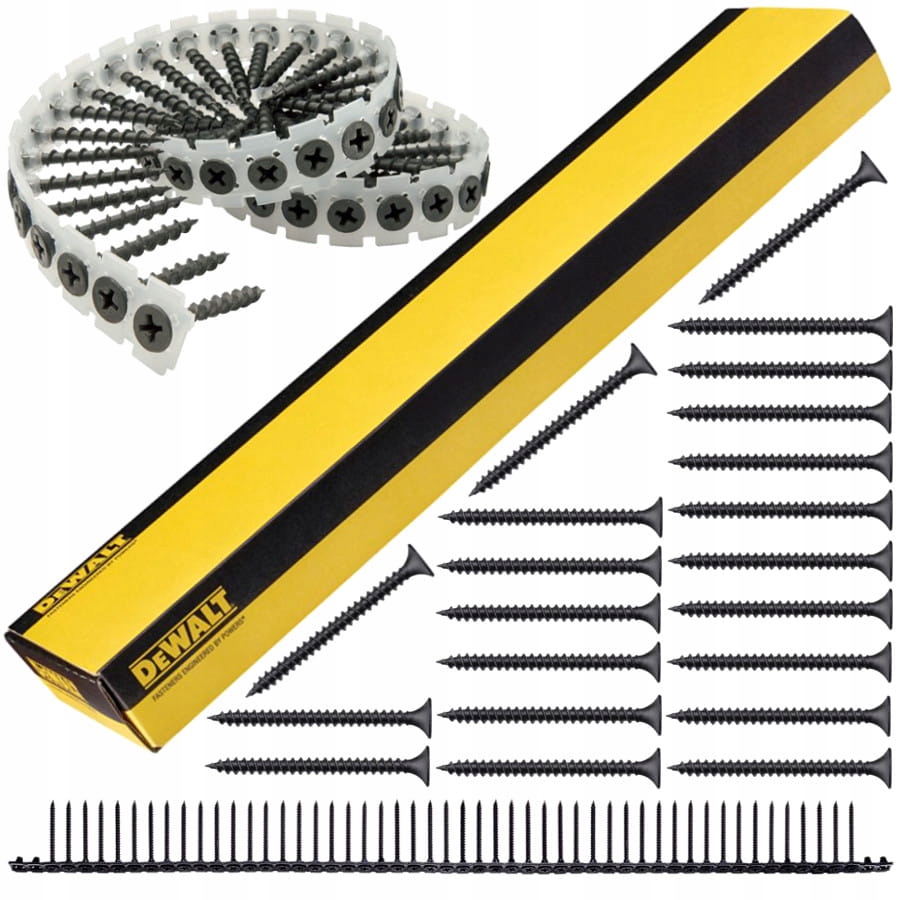 Dewalt Wkręty na taśmie do drewna do płyt Gk 55mm DWF4100550