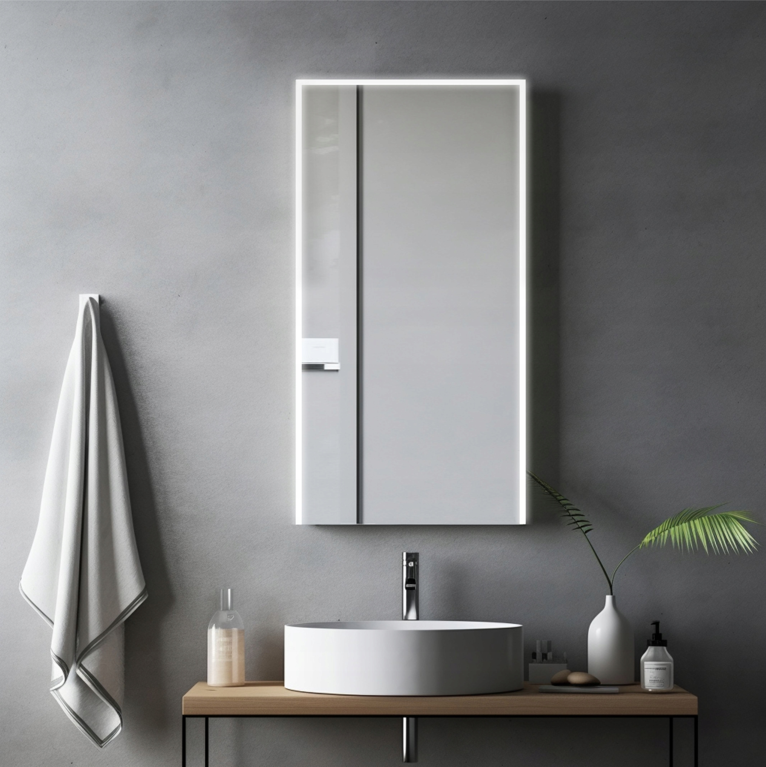 Lustro MCJ ścienne 40x80 cm LED EAN (GTIN) 5903148533162