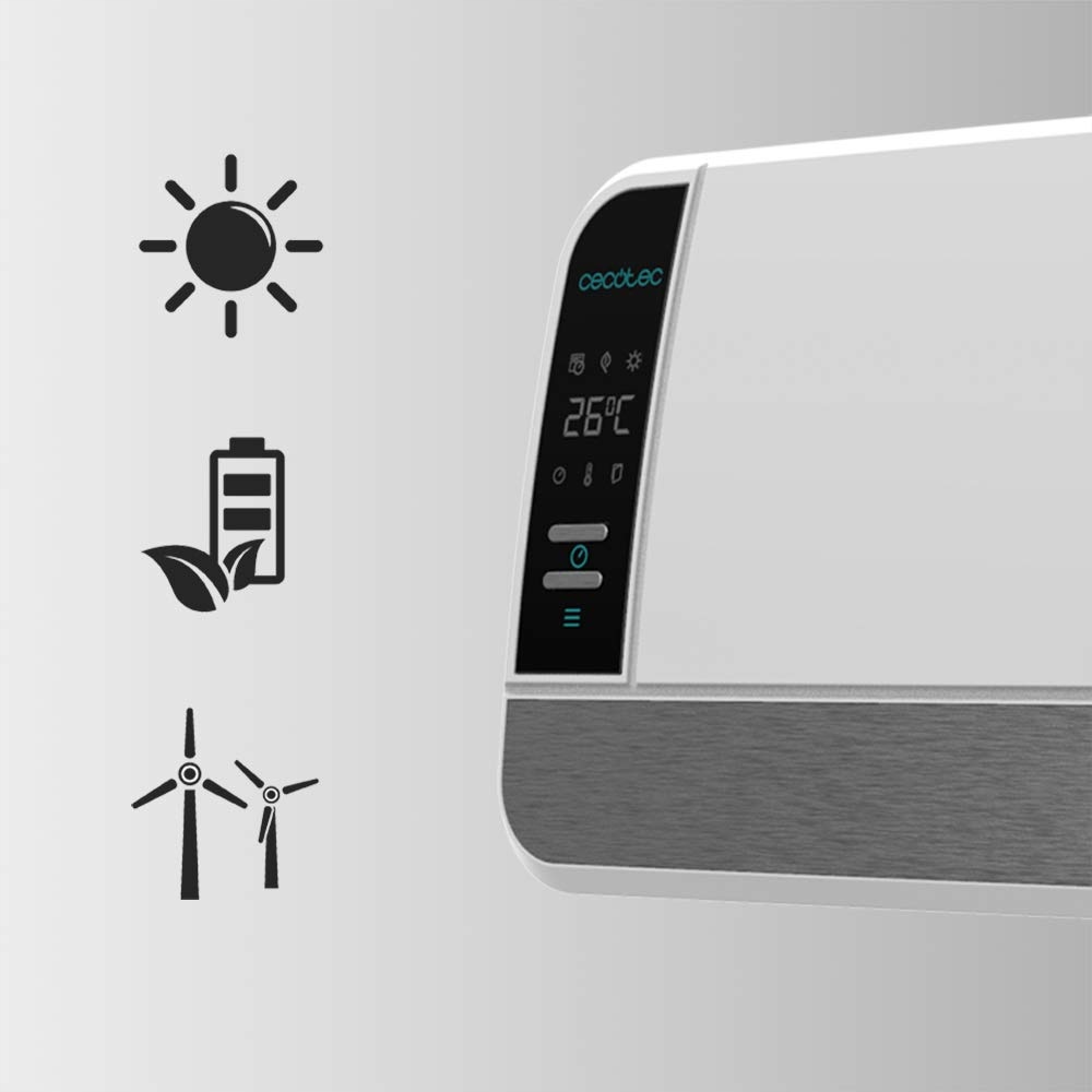 CECOTEC Ceramic Wall Heater 2000W LED Remote Timer 20m2 Wersja 2 — miniatura 4