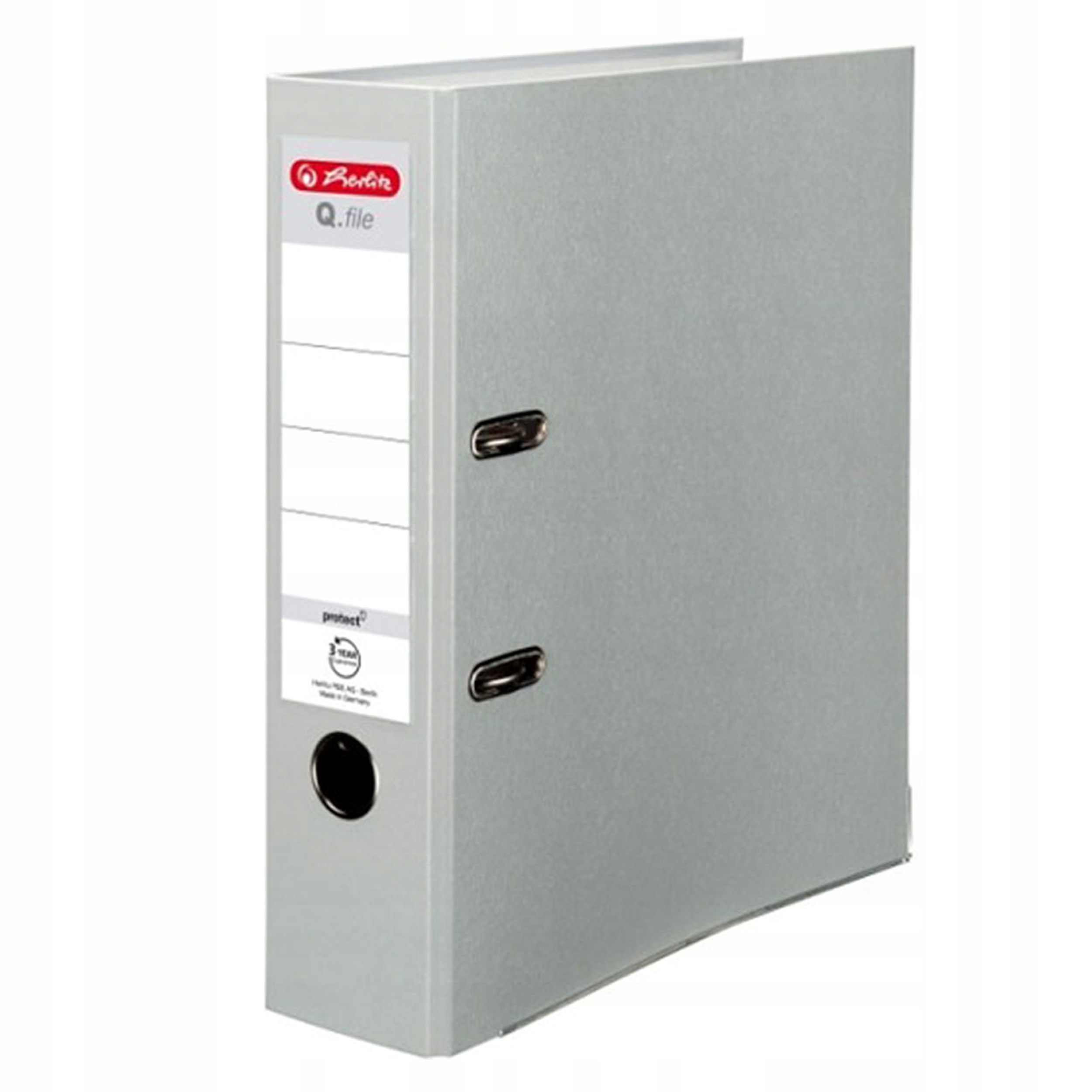

Segregator Segregatory Herlitz A4 80mm Popielaty