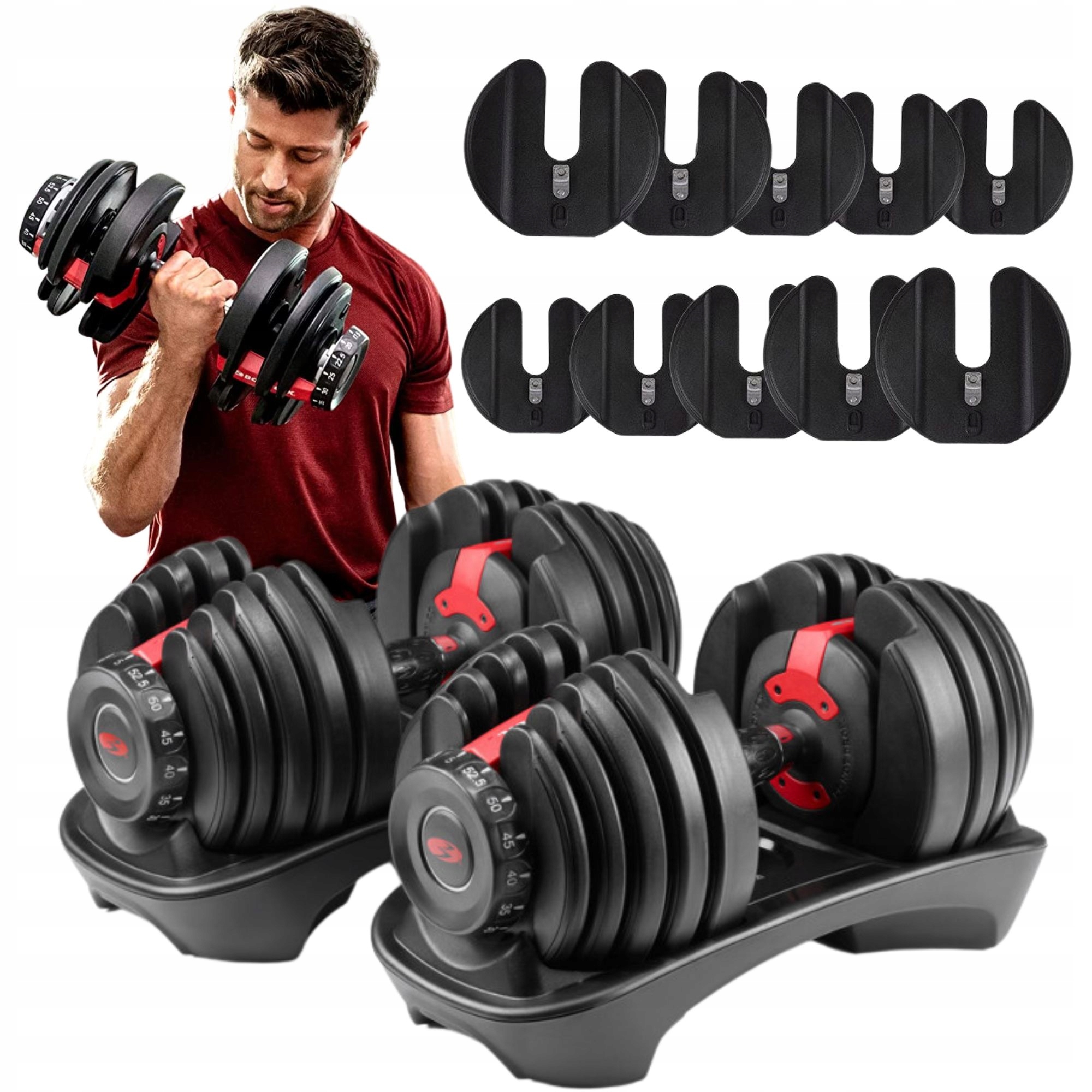 

Sztangielka Hantla Regulowana Do Ćwiczeń Fitness