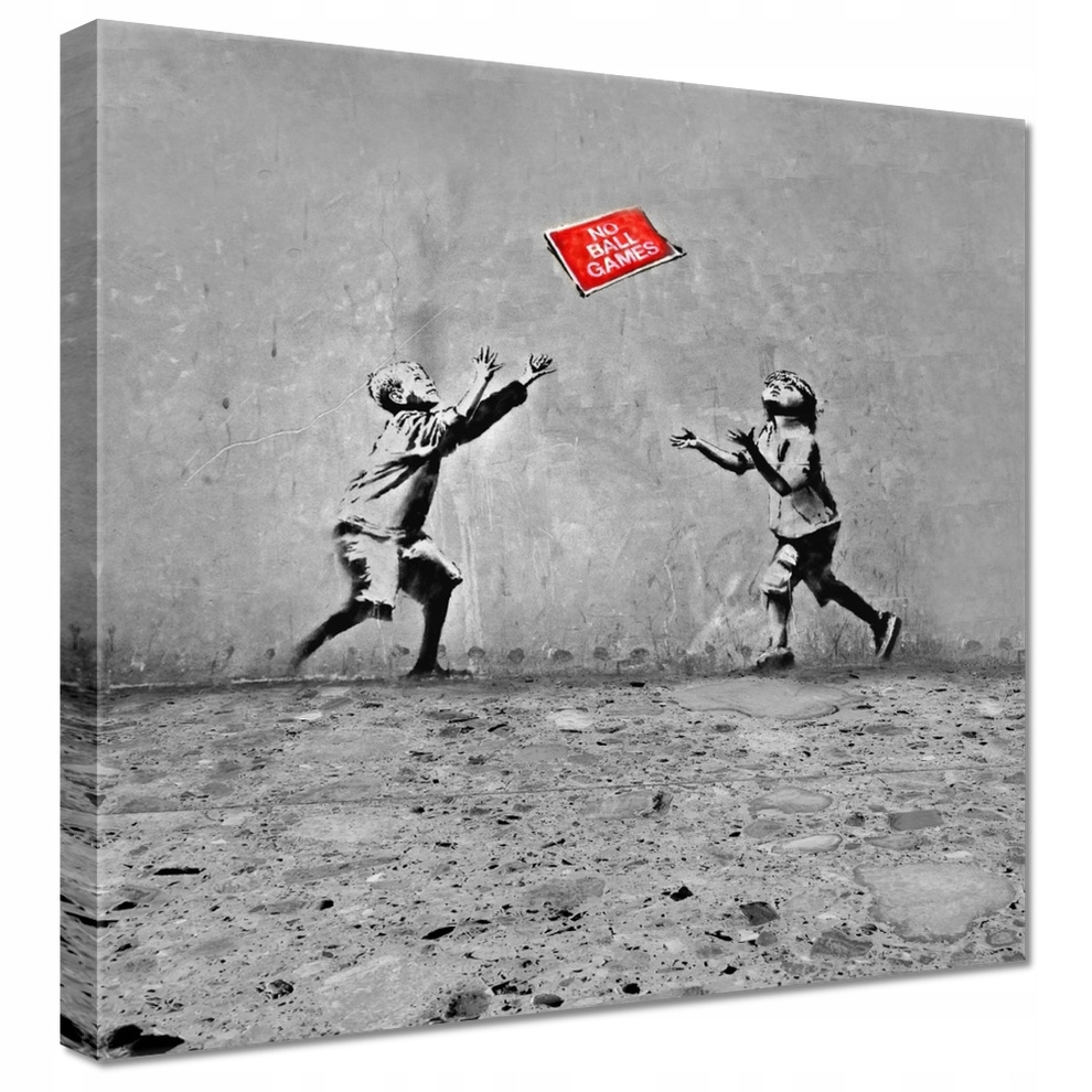 

Obraz 20x20 Banksy No ball games