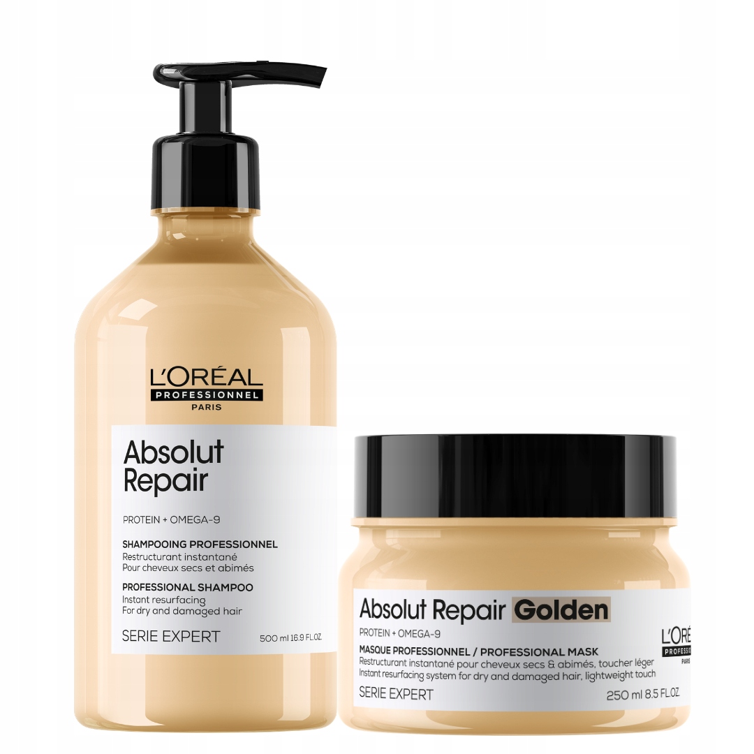 Loreal Professionnel Absolut Repair Szampon 500ml i Maska 250ml do Włosów