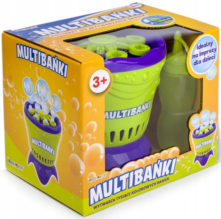 MULTIBAŃKI MASZYNA do BANIEK BAŃKI + PŁYN Kolor wielokolorowy