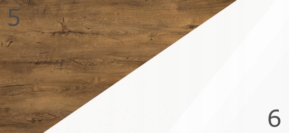 meble RINGO _15 regał 1DSWO front połysk Kod producenta MC_VER_15