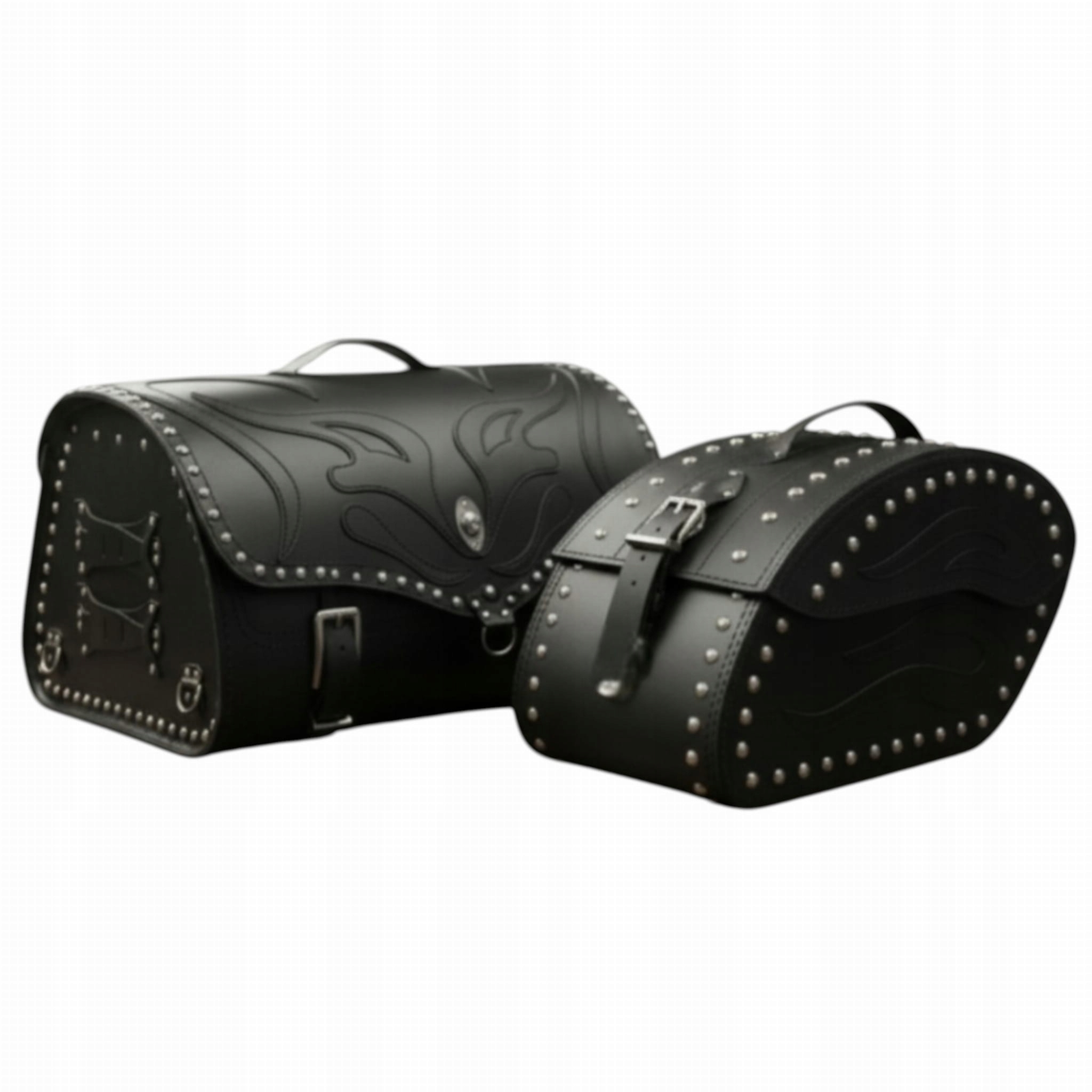 Sada batožinového priestoru ProSpeed Kožený kufor 42L Sakvy s zámkom 50L