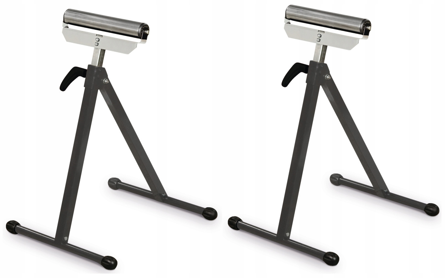 2 stojany Holzstar MS3R s rolkou, pracovný podávač 90 kg