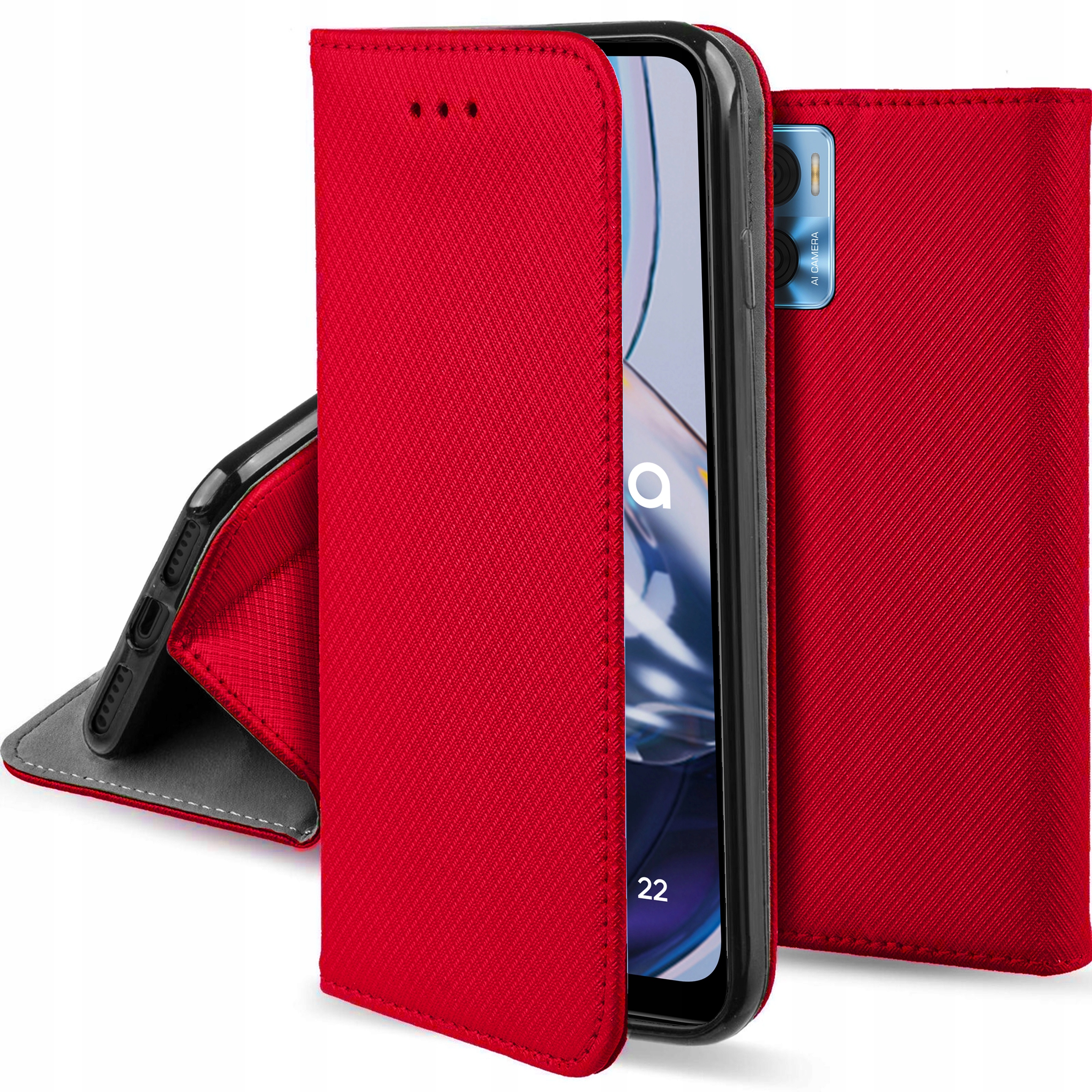 Etui do Motorola Moto E22 E22i SMART MAGNET +SZKŁO Kod producenta SMART_MAGNET_CASE_D58A