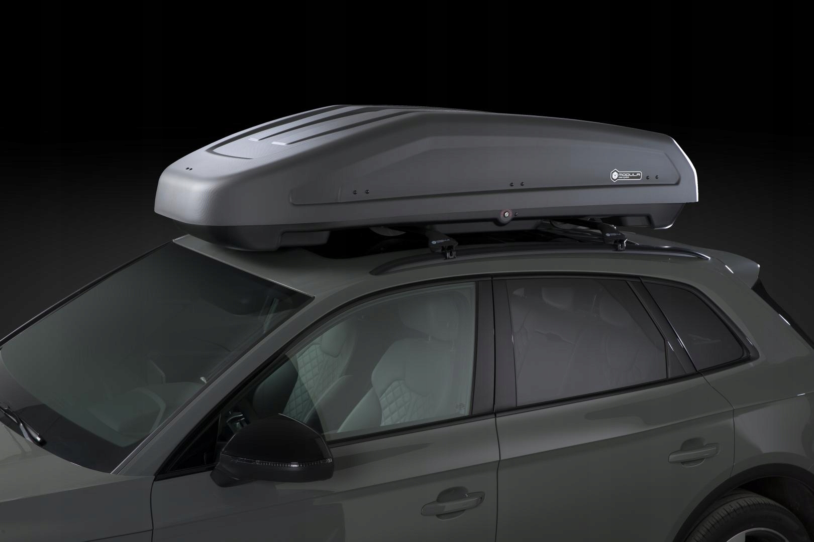 Bagażnik Box dachowy MODULA EVO 550L SZARY SZYBKA WYSYŁKA