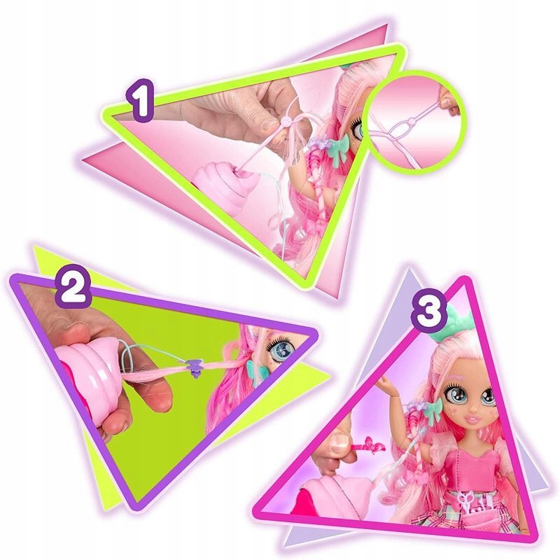 VIP GIRLS DOLL LALKA DO CZESANIA STYLIZACJI GISELL Marka IMC Toys