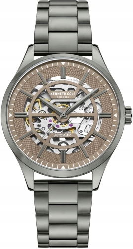 Zegarek męski Kenneth Cole KCWGL2220404 grafitowy klasyczny skeleton