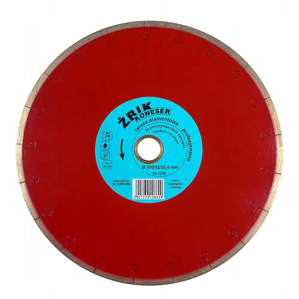 Žbik Koneser diamantový kotouč 300 mm pro dlažbu