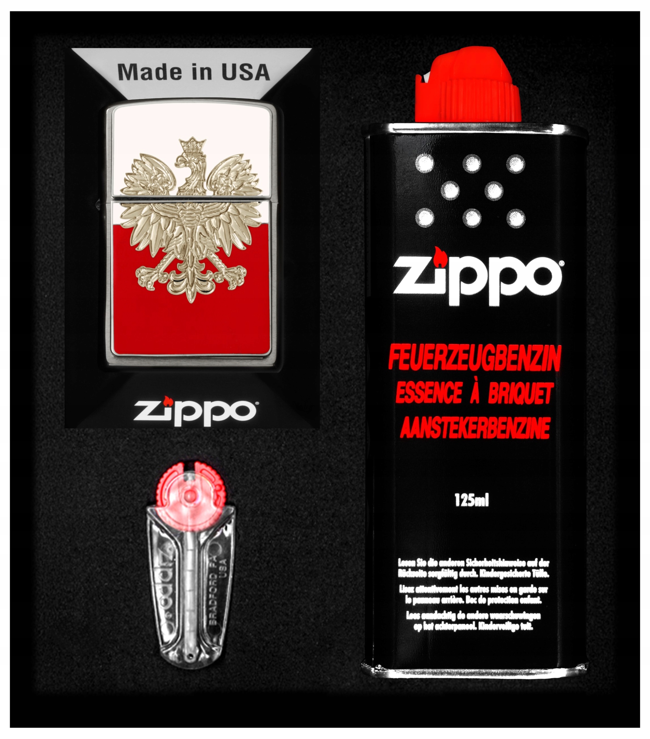 Sada Zippo Zapalovač Polsko Dárková No1