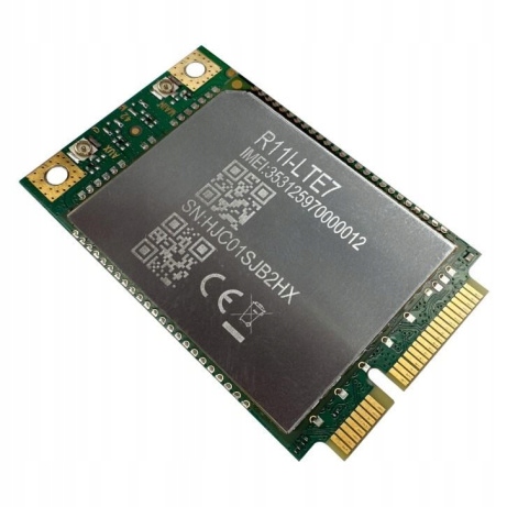 MikroTik R11e-LTE7 modem mPCIe karta 3G 4G LTE kat. 7 pasmo B28 B32