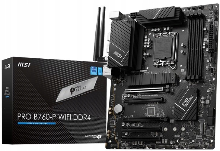 Płyta główna Msi Pro B760-P Wifi DDR4 LGA1700 Intel B760