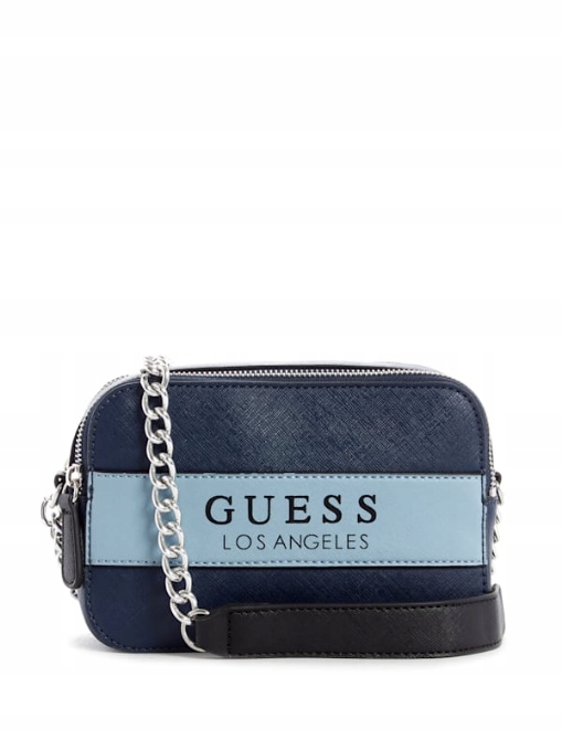 Guess dámská kabelka Scranton Crossbody modrá