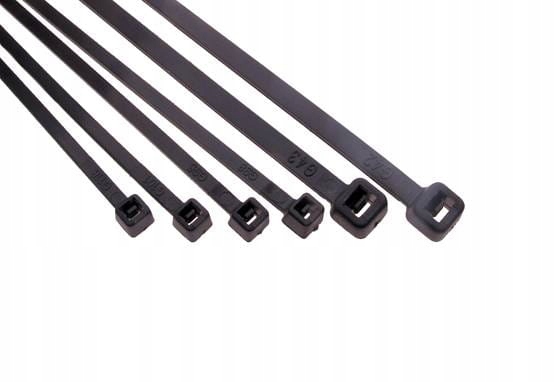 Opaska Kablowa Ergom TKUV-20/5 Czarna 100szt.