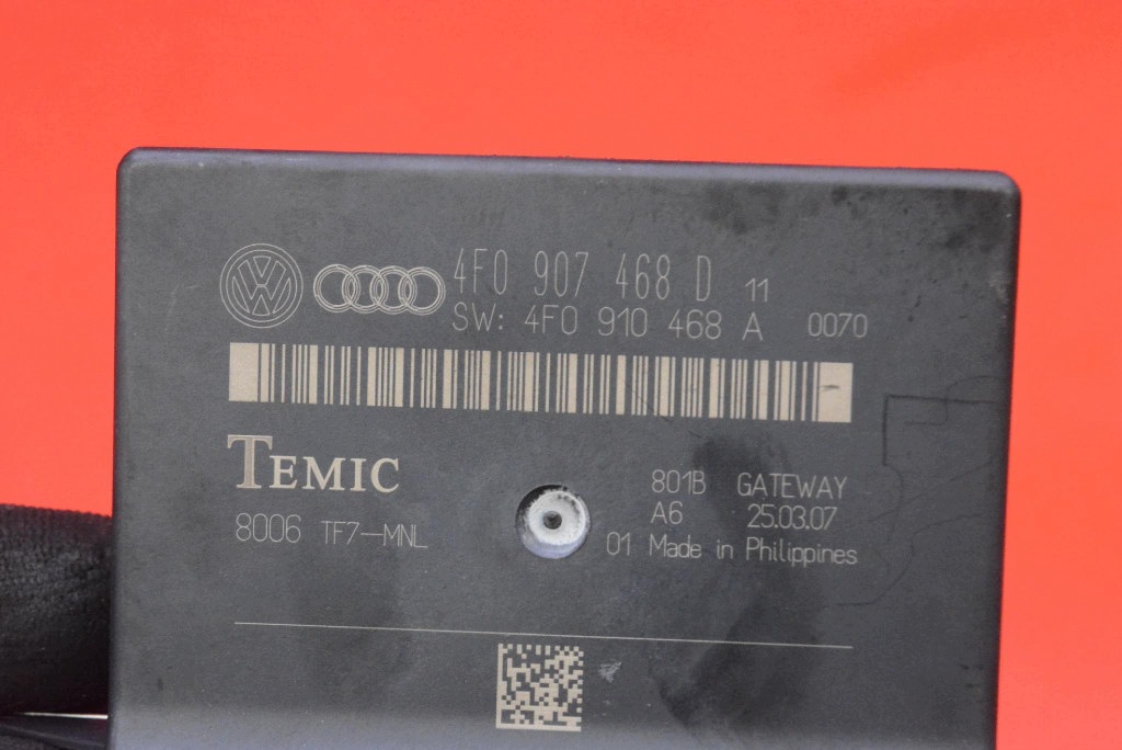 control unit module GATEWAY 4F0907468D AUDI A6 C6 2.0 TDI 140 KM 04-08