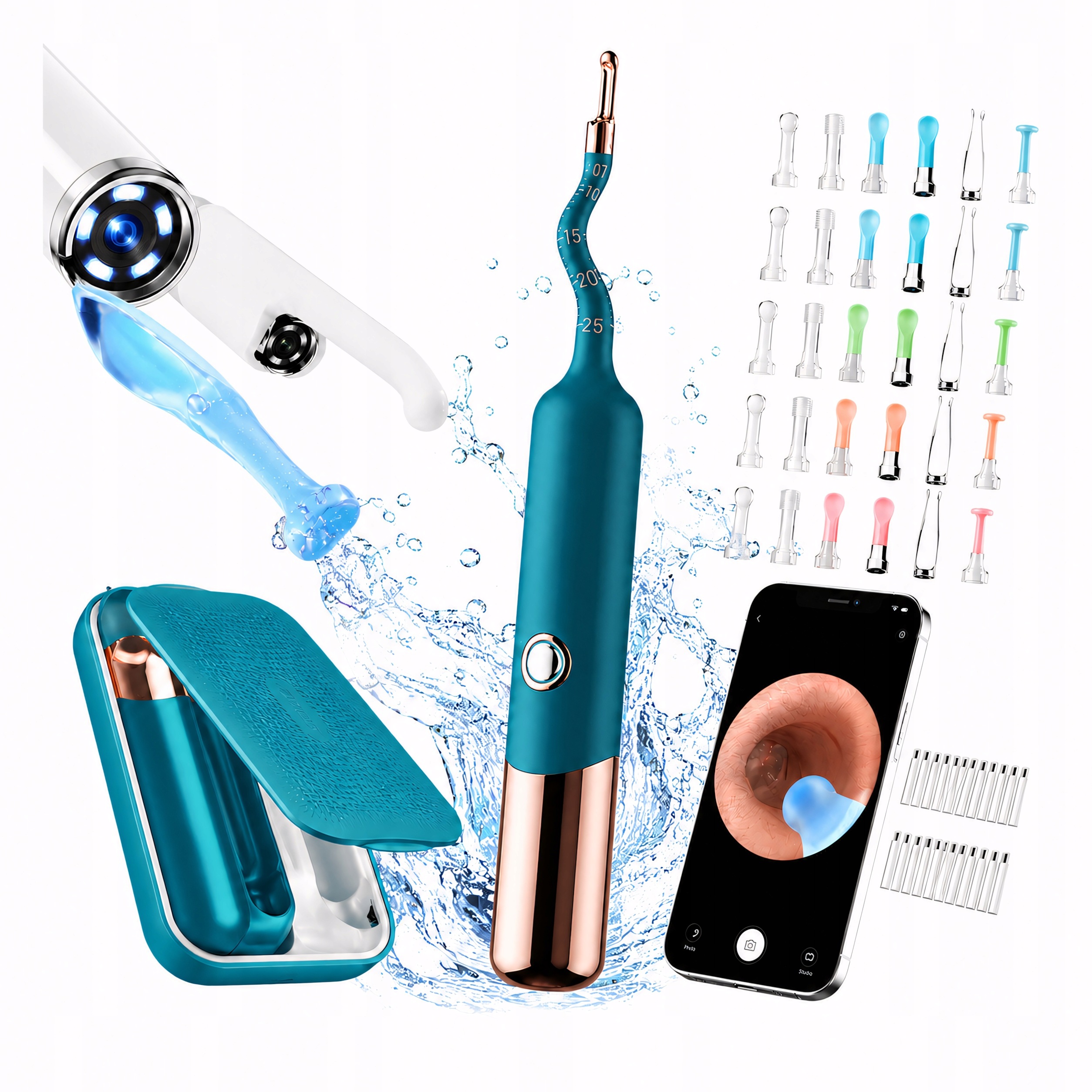 Bebird Earsight Ultra Otoskop Kamera 20mp 5g Peseta Endoskop Silikon 3.6mm