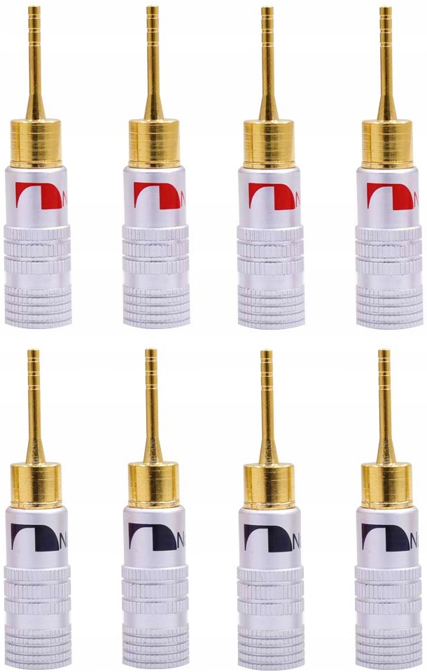 WTYK SZPILKOWY PROSTY 2MM NAKAMICHI HQ GOLD 8szt