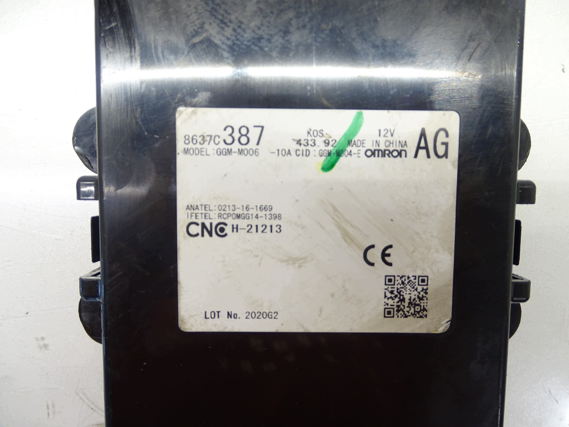 module control unit central of a lock KEYLESS MITSUBISHI L200 8637C387