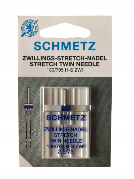 

Igła Podwójna Schmetz 130-705H Stretch 2,5/75