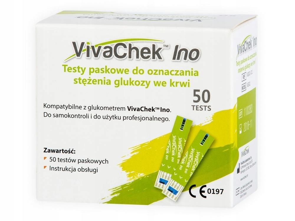 

VivaChek Ino 50 sztuk Paski Pomiar Glukozy