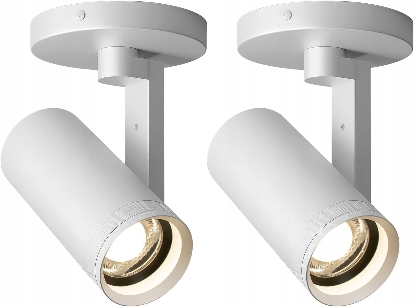 Led stropný reflektor 12W Aisilan MS010a nastaviteľný, biely, otočný, 2 ks