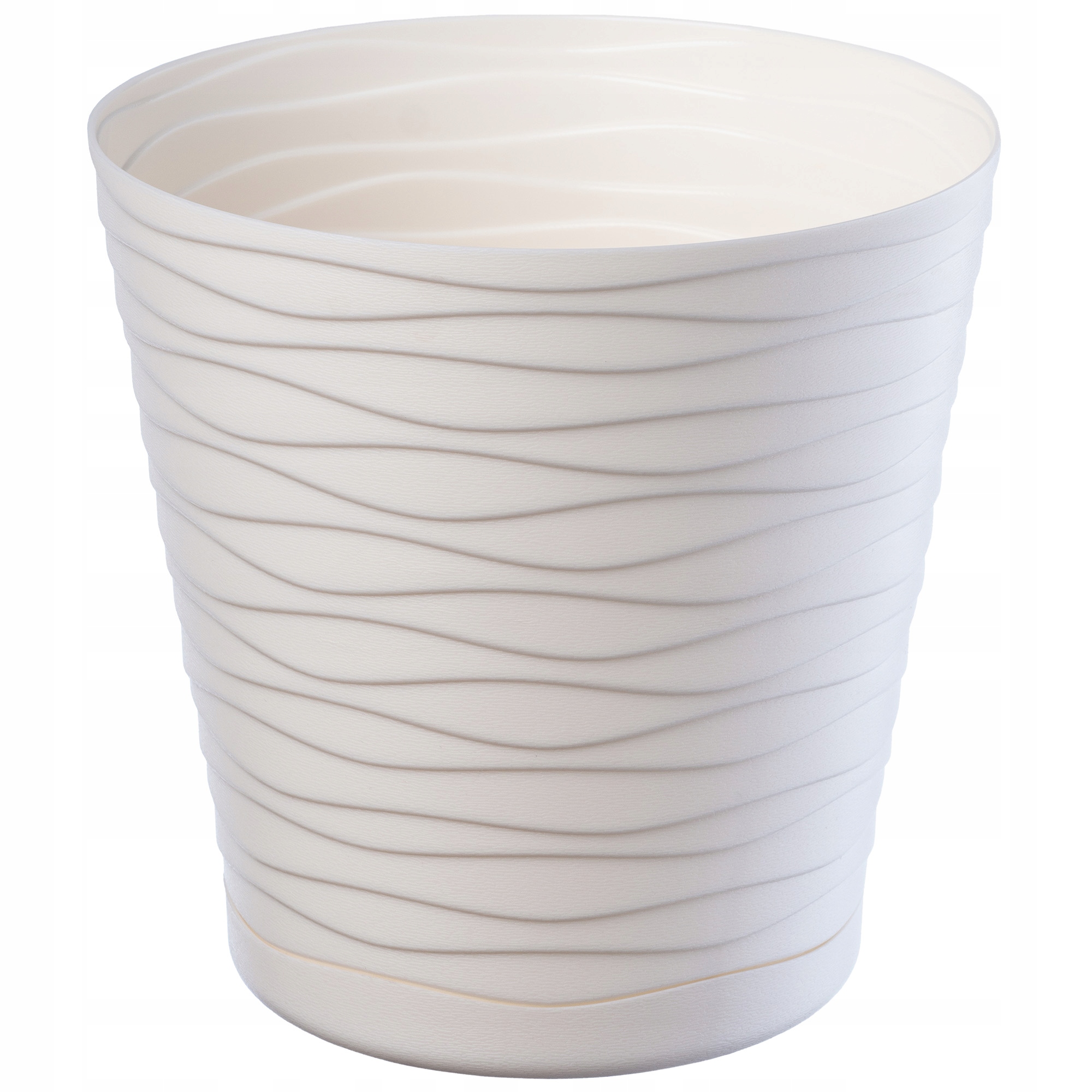 

Doniczka Osłonka Na Kwiaty Podstawka Kremowa 15cm